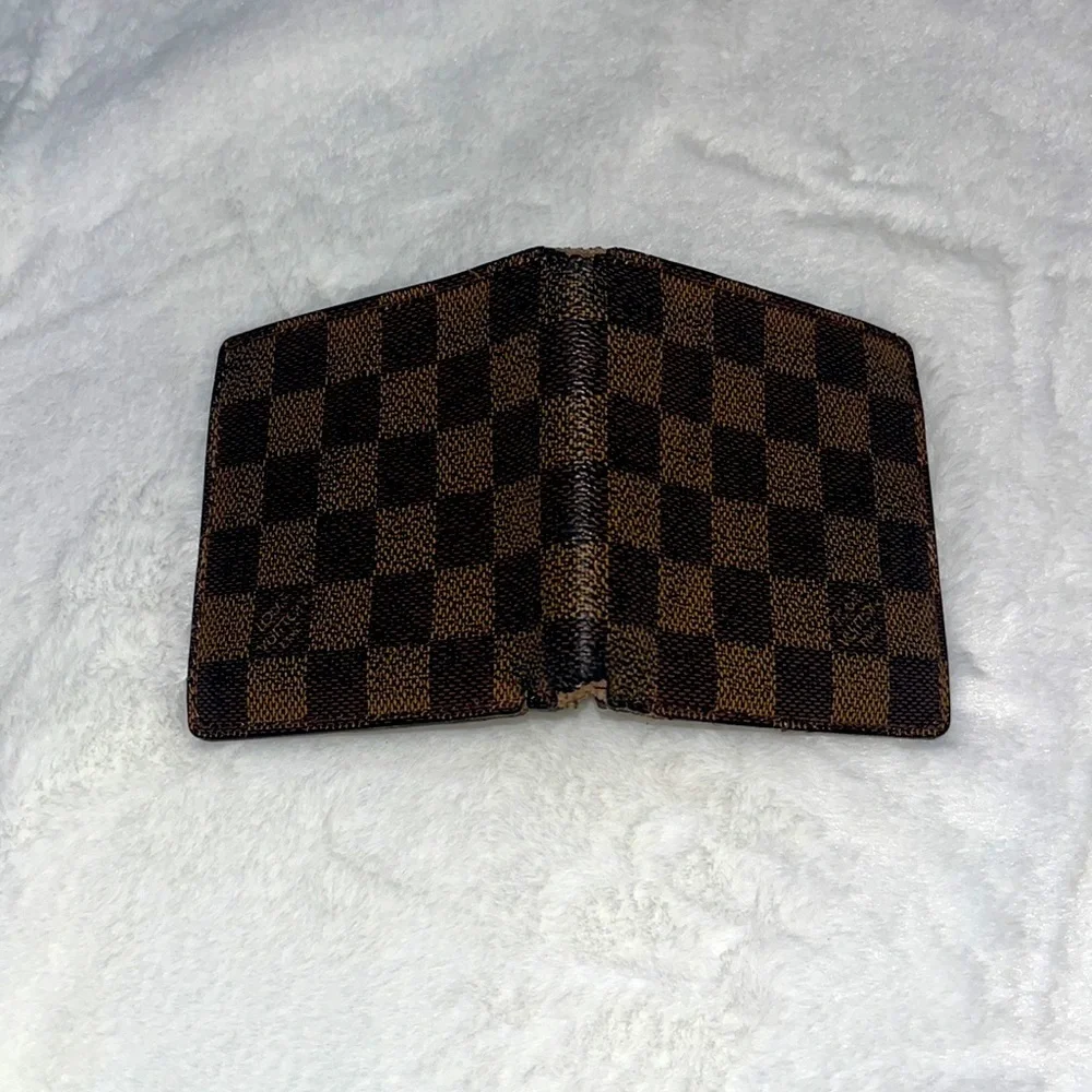 LOUIS VUITTON Authentic Rare Vintage Centenaire Edition Damier Ebene Bifold